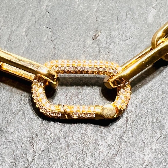 🍋2/$30 New Chunky Gold Link Necklace - Picture 3 of 3